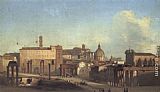A View Of The Forum by Ippolito Caffi